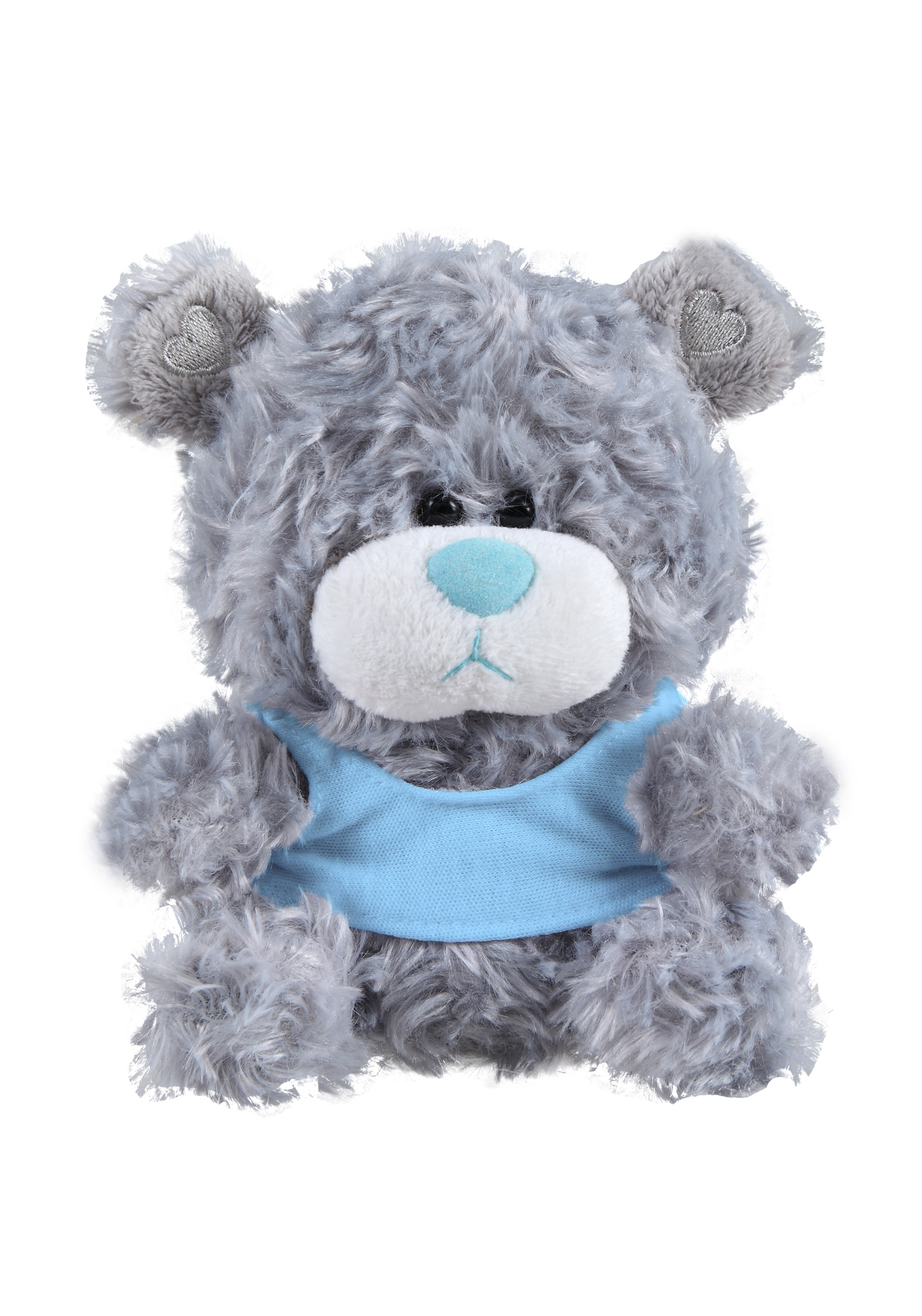 Soft Plush Gray Qbear with Tank top