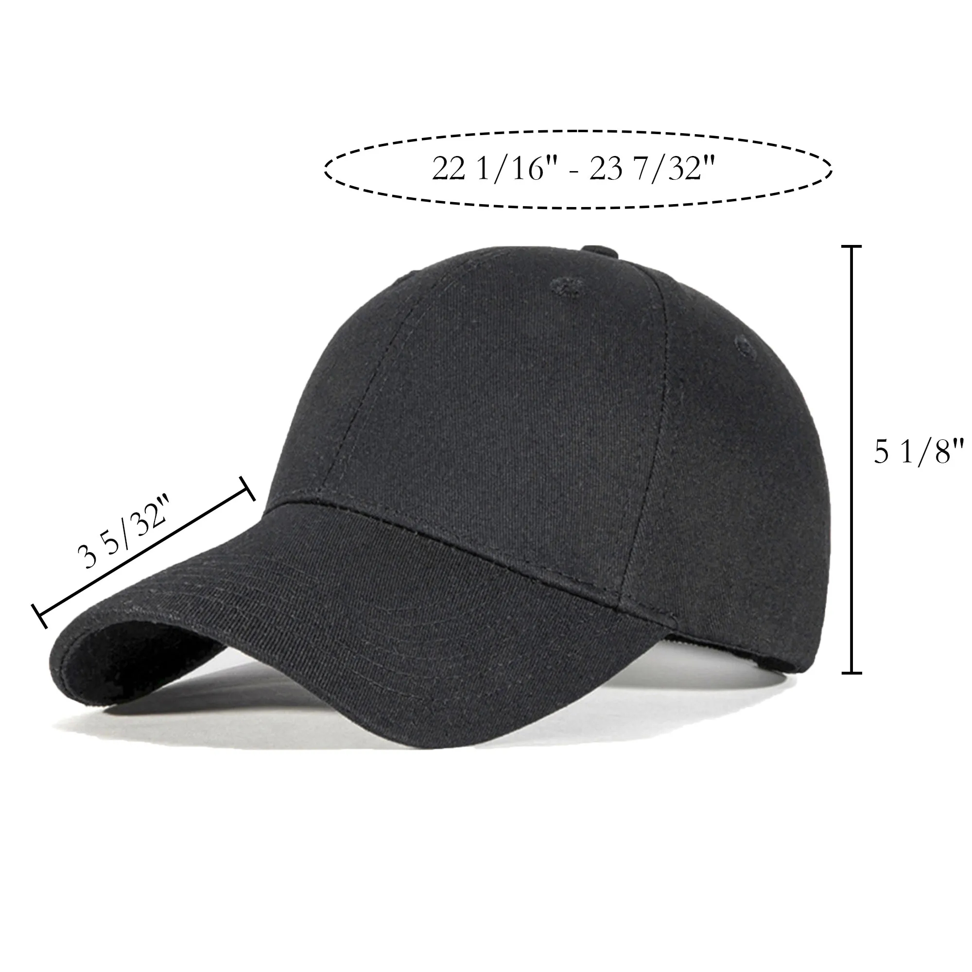 100% Cotton Baseball Cap Six Panel 4