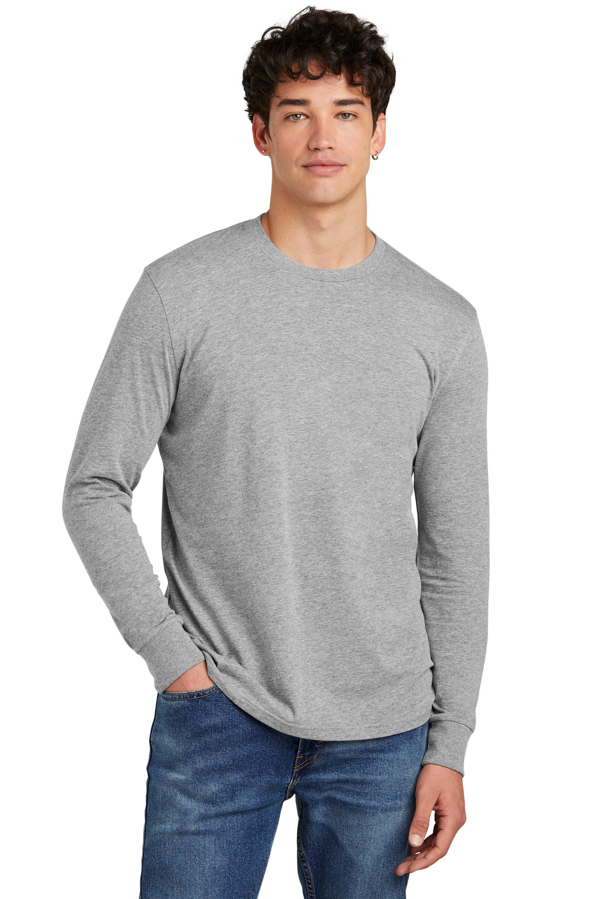 District Perfect Blend CVC Long Sleeve Tee DT109 40
