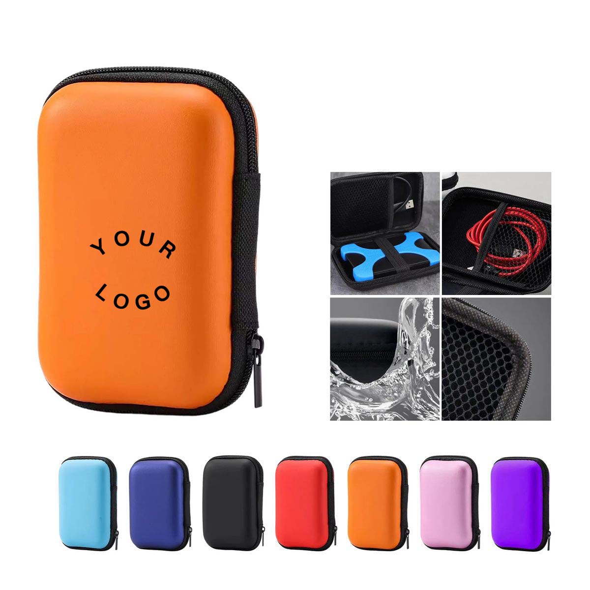 Compact EVA Case for Earbuds and Accessories 8
