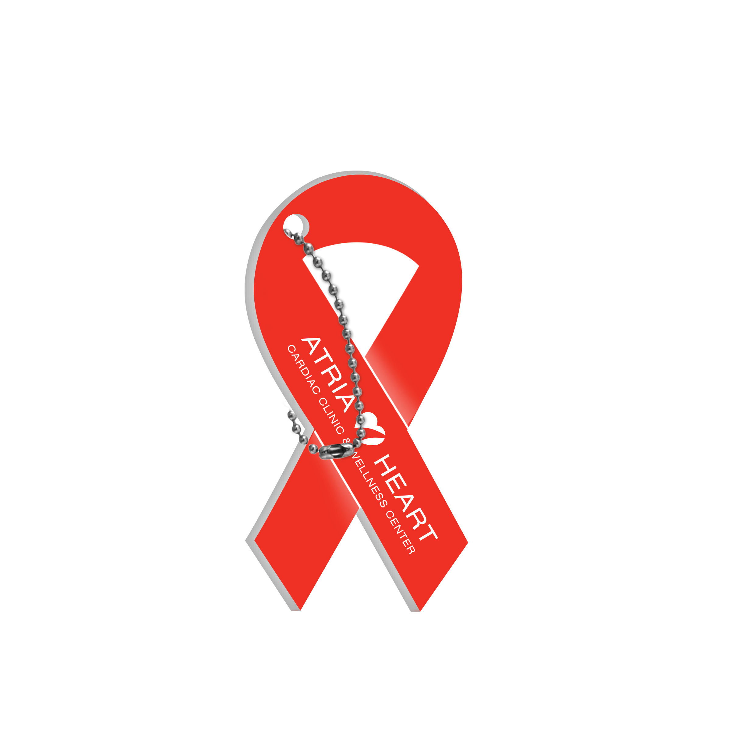 Cause Ribbon Key Tag