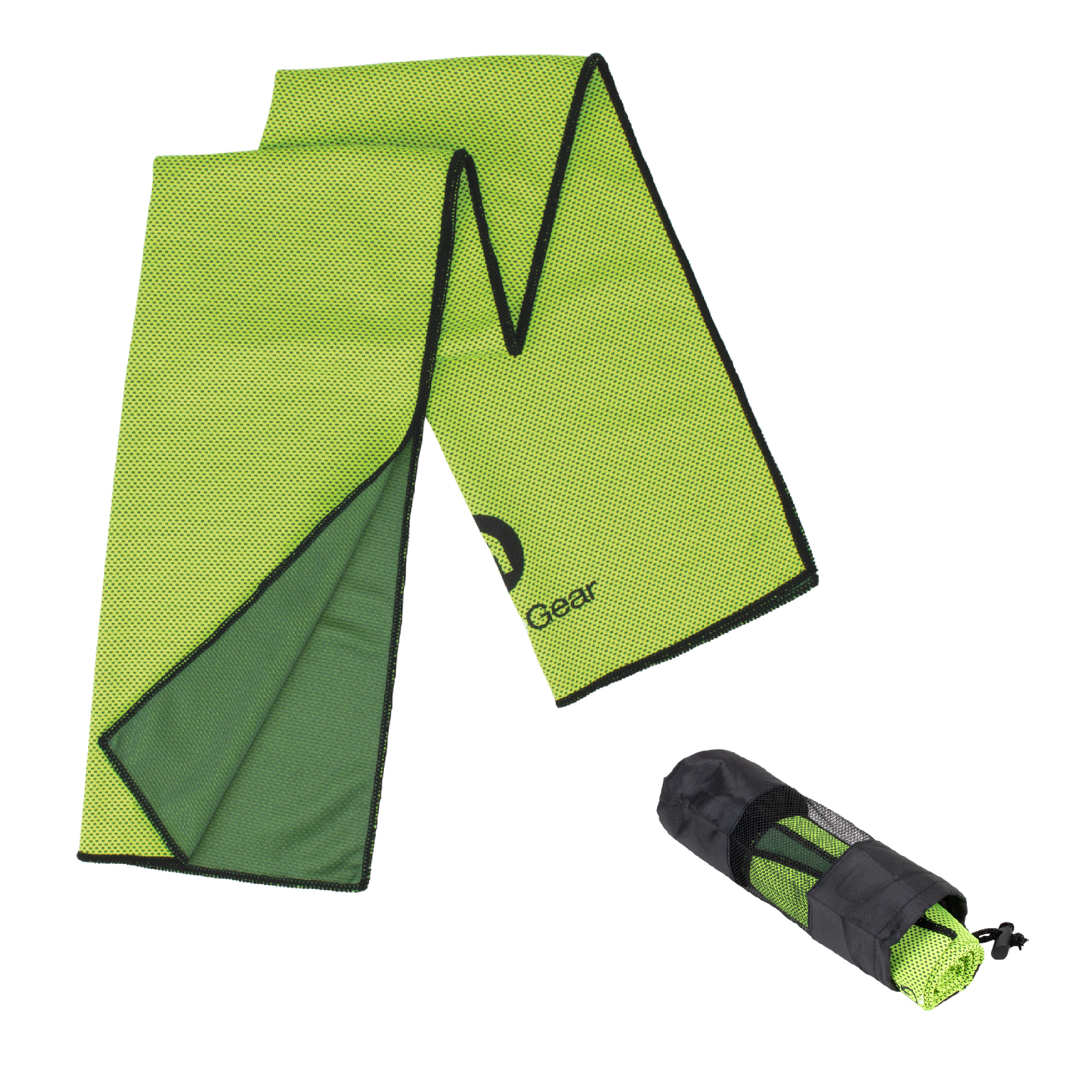 Synthetix™ Cooling Towel Dual Location (12" x 32") - Full Color 1