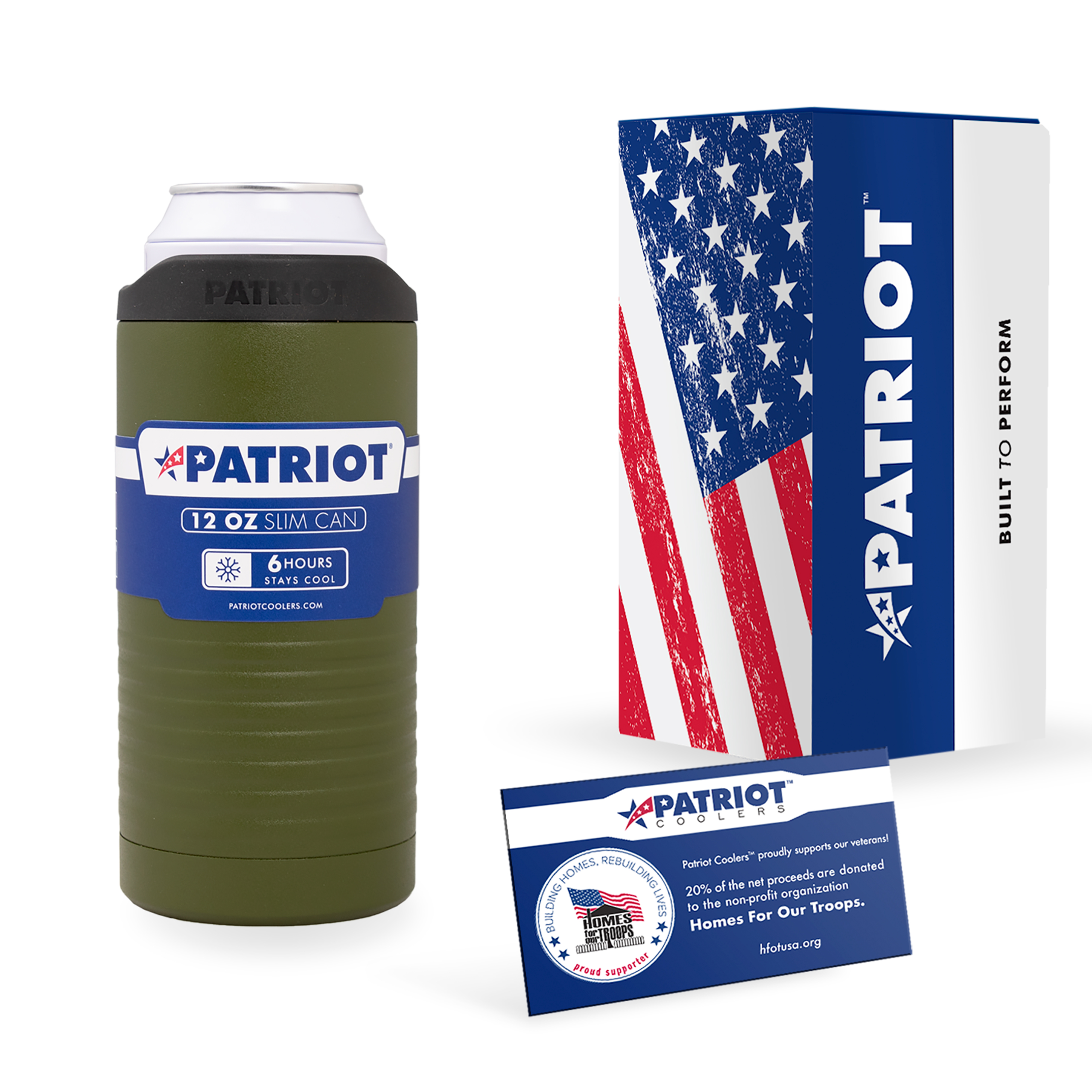 Patriot Slim Can 12oz