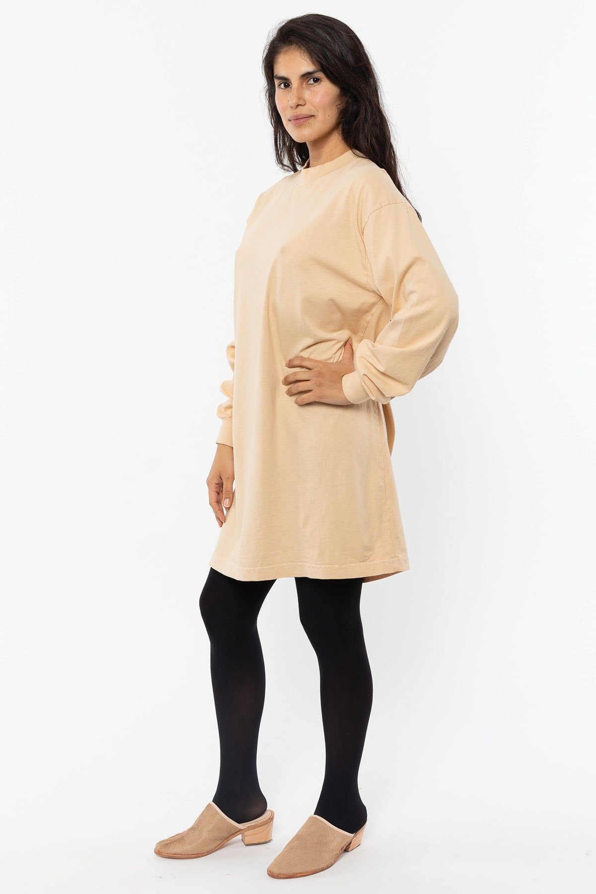 18/1 L/S MOCK NECK DRESS 14