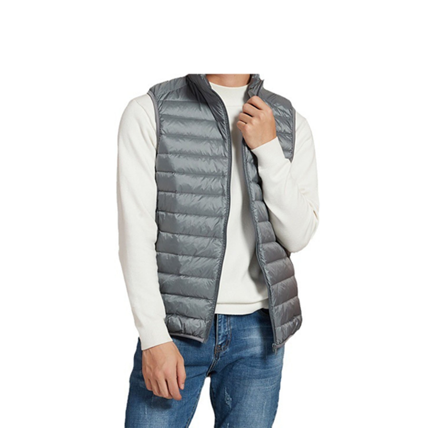 Men's Lightweight Down Alternative Vest Jacket 4