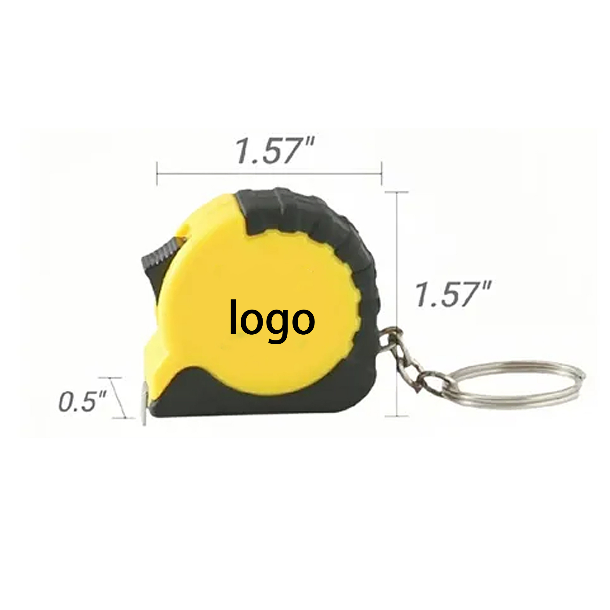 Compact Tape Measure Key Ring 4