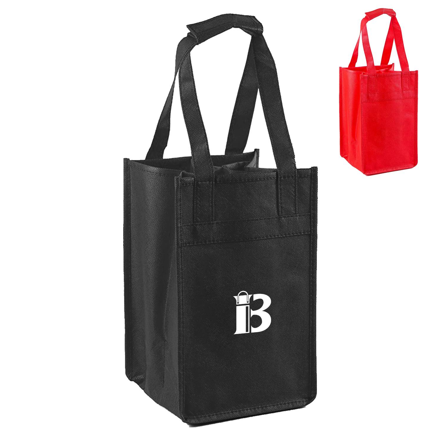 Non-woven 6 bottles of wine tote bag 4