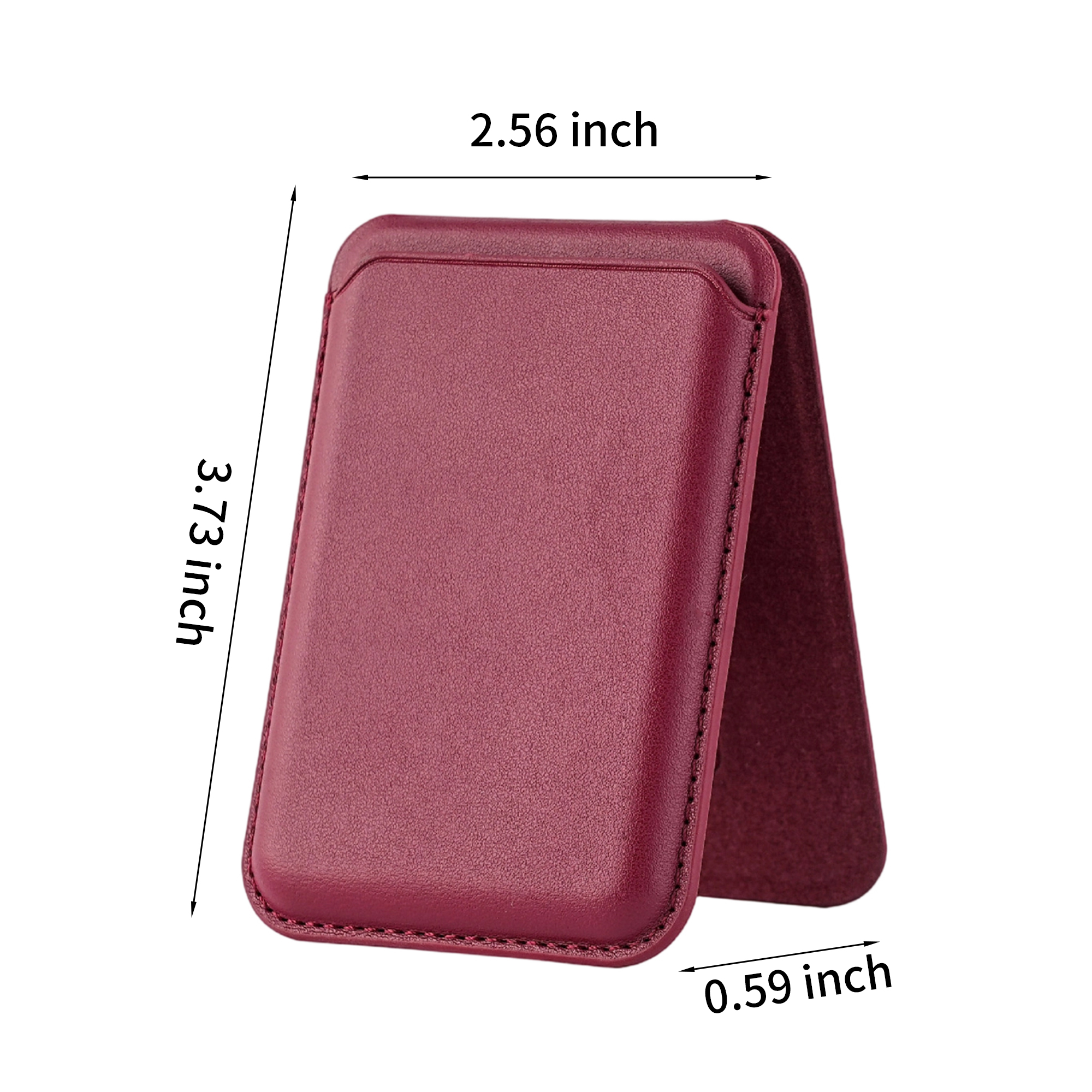 PU Magnetic Phone Wallet With Stand And Card Holder 6