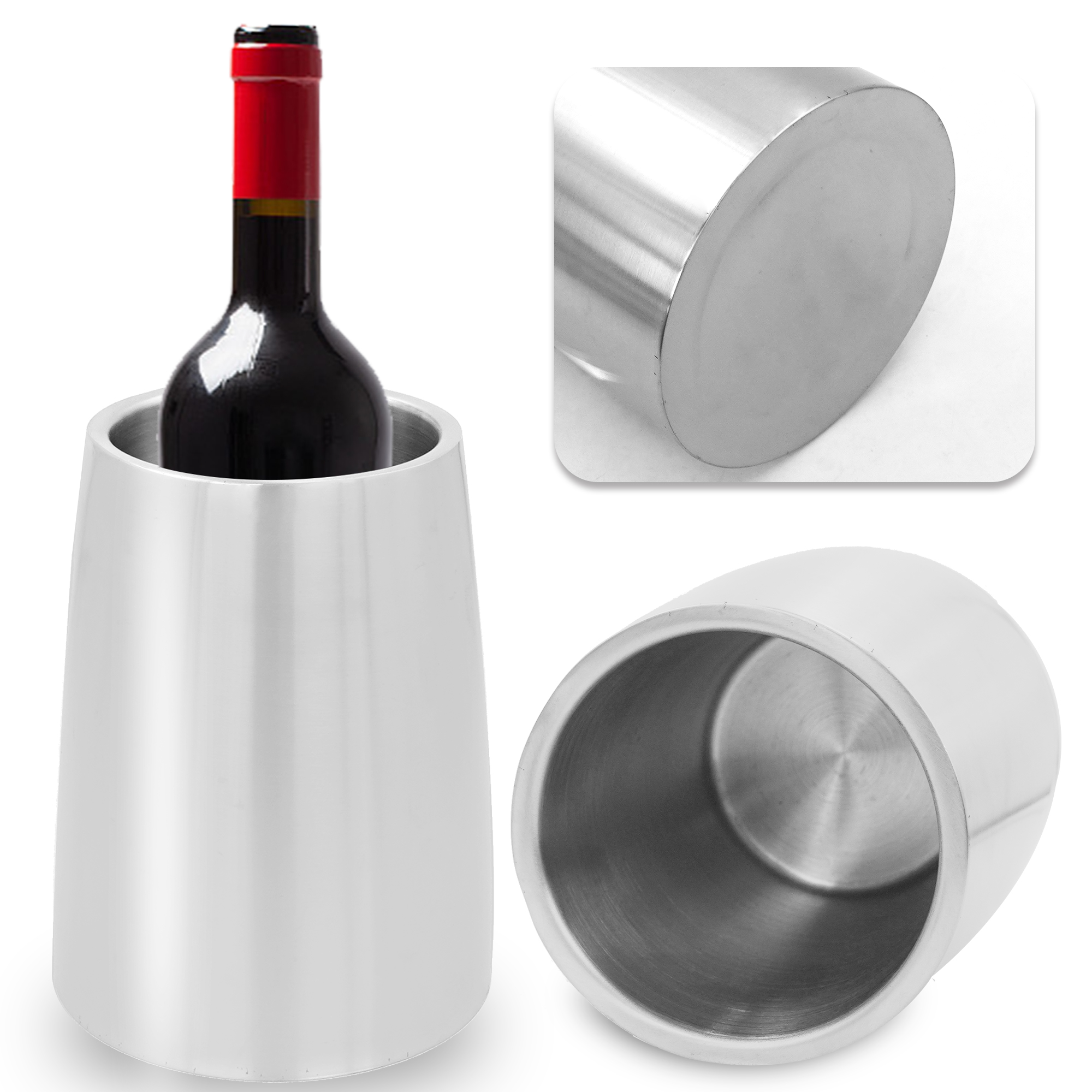 Stainless Steel Wine Bottle Holder 2