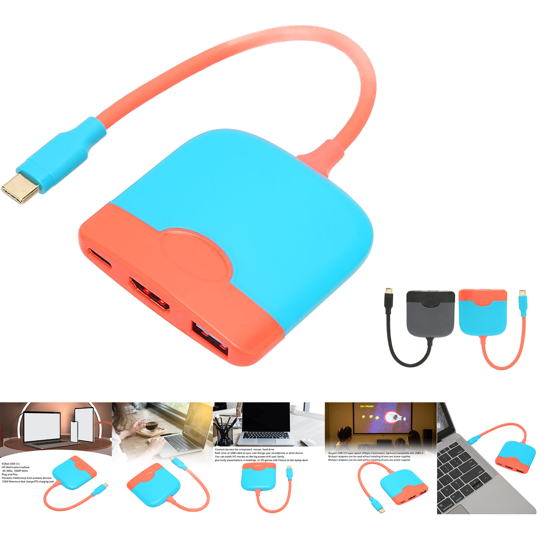 Usb C to Hdmi Multiport Adapter