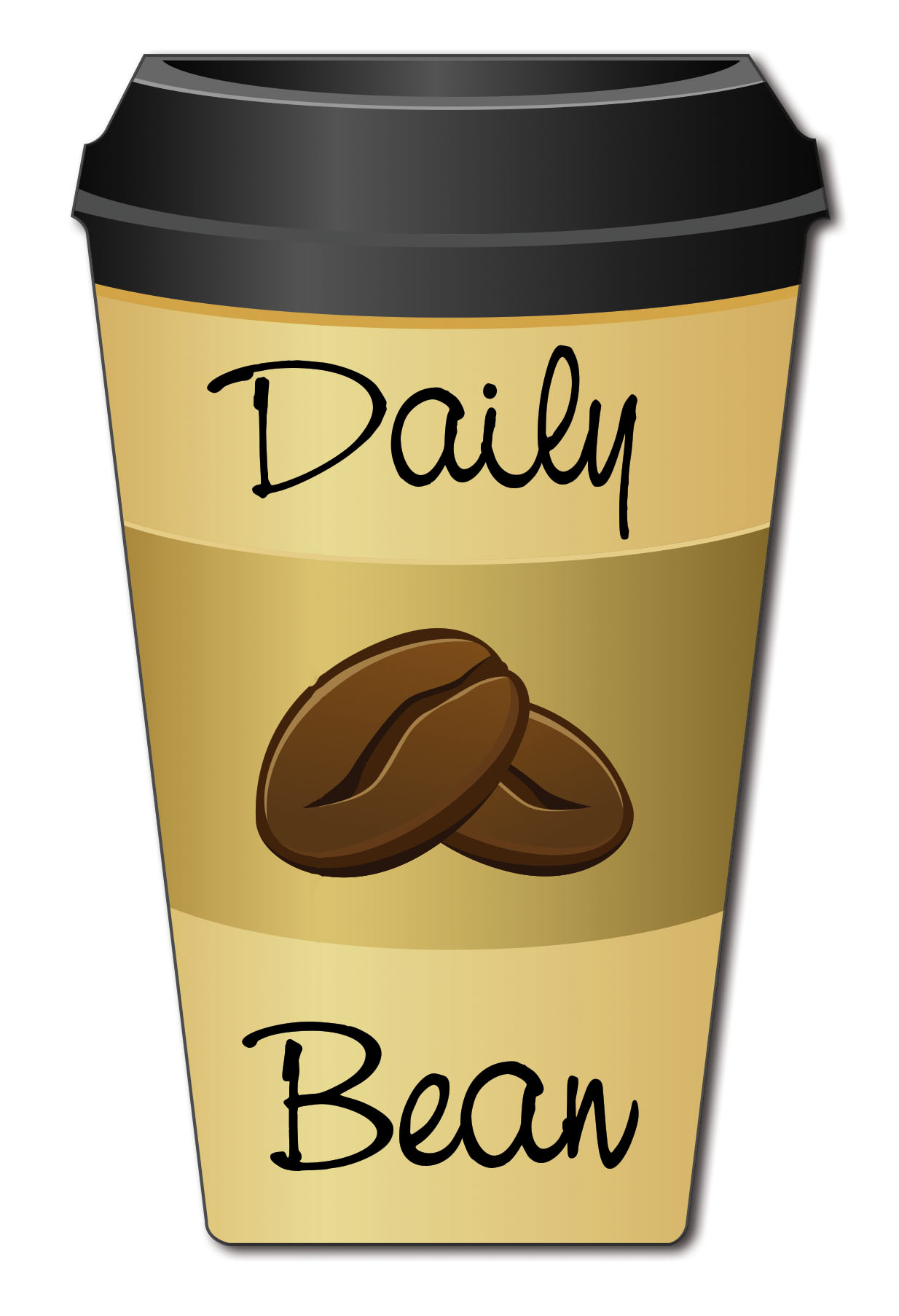 Magnet - Tall Coffee Cup Shape (3.46" x 5.44") - 25 mil. 1