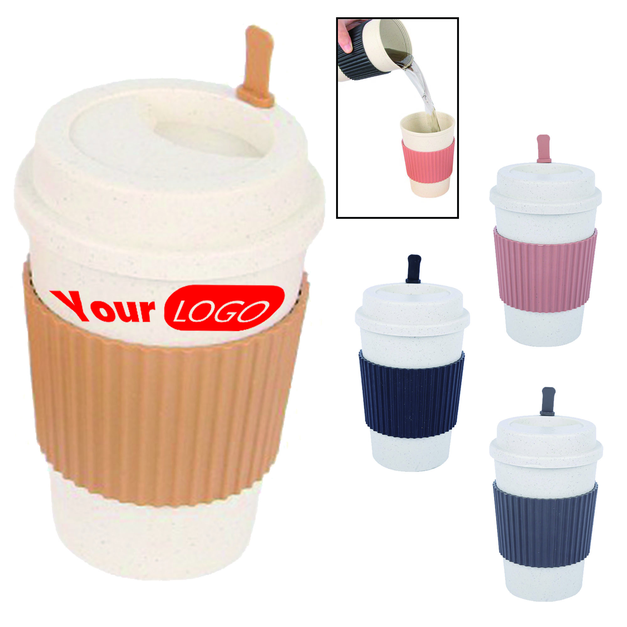 Full Color 16OZ Eco-Friendly Coffee Cup 2