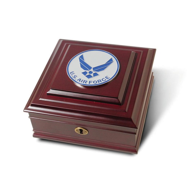 Aim High Air Force Medallion Desktop Box 1