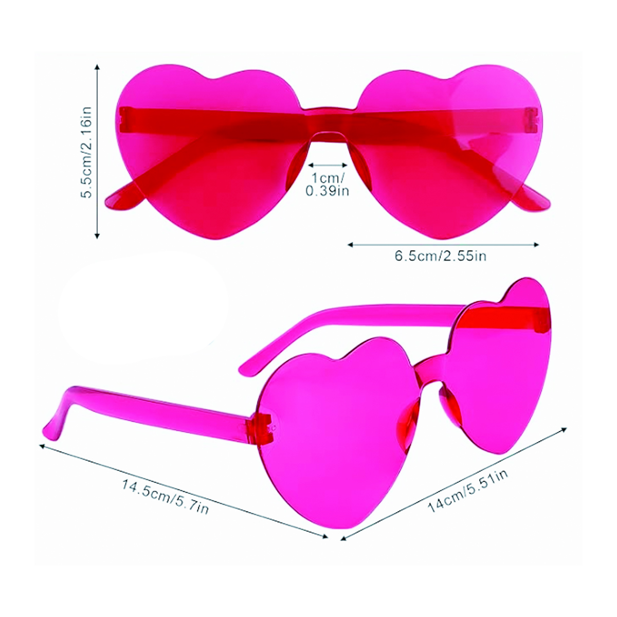 Heart Shaped Sunglasses 3