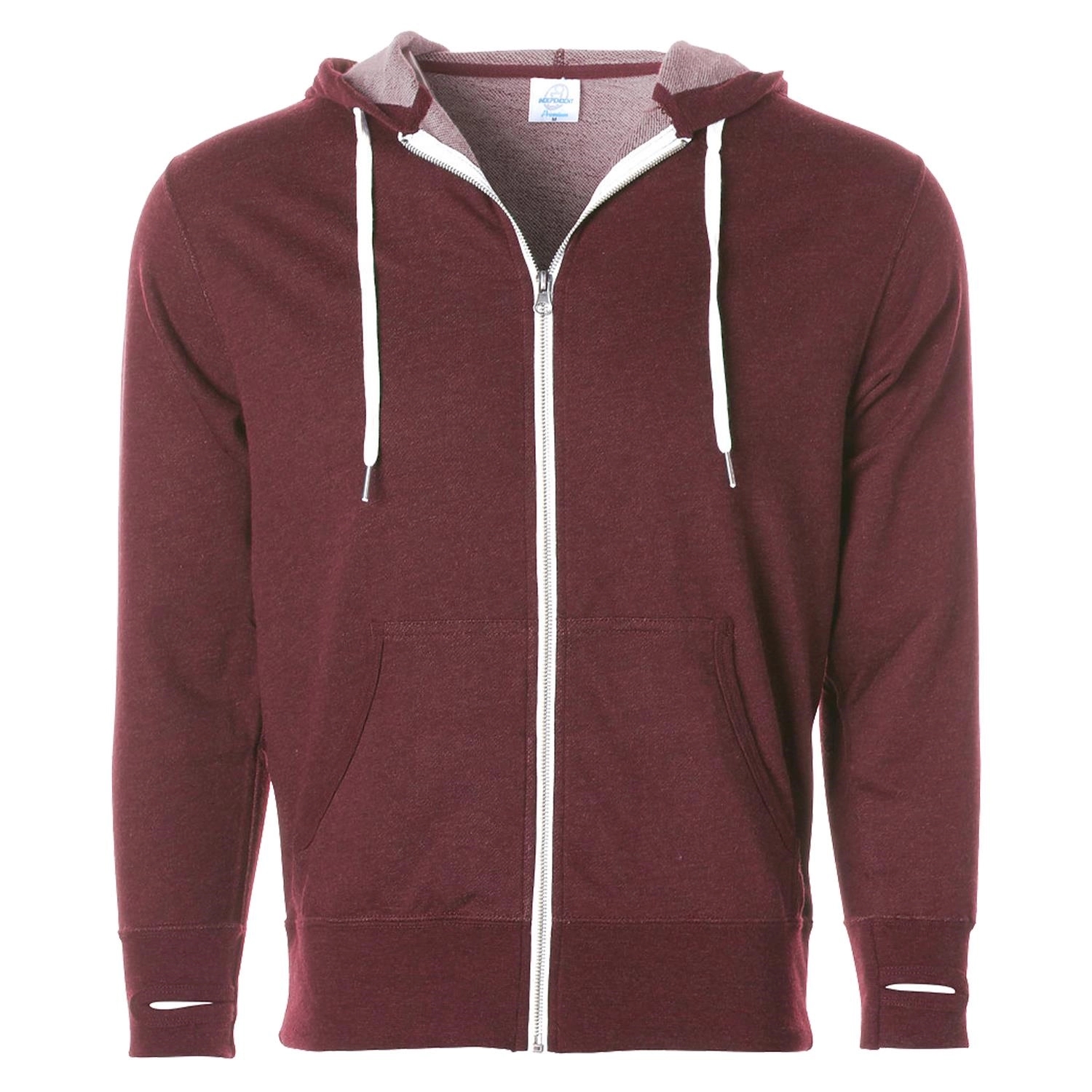 Unisex Heather French Terry Zip Hooded Sweatshirt, custom hoodie or sweatshirt with logo imprint 25