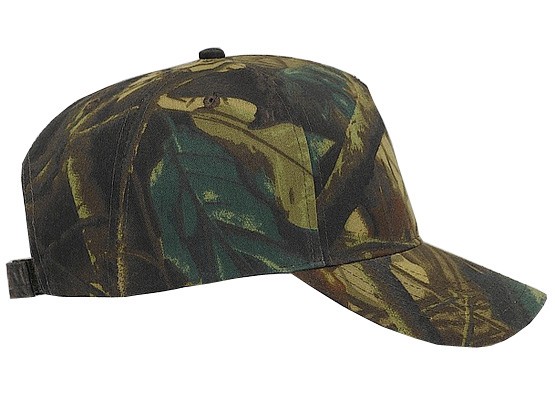 OTTO CAP® Camouflage 5 Panel Mid Profile Baseball Cap 11