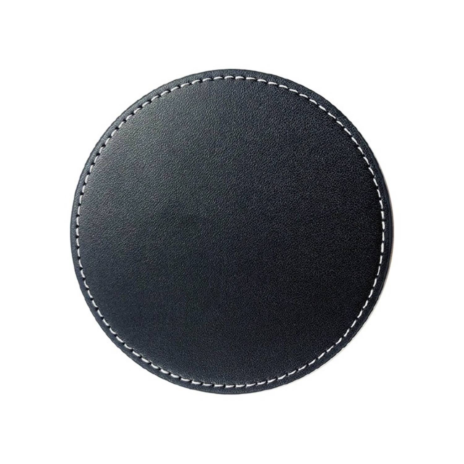 Round Leather Coaster 2