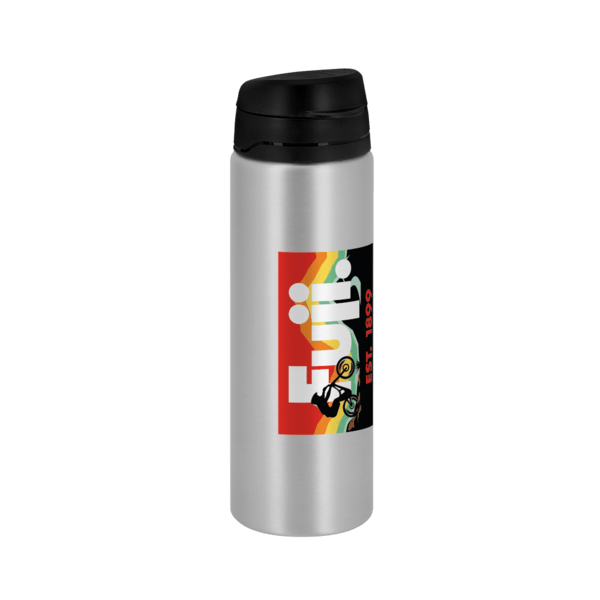 FastFlow Recycled Aluminum Bottle with Flip Lid, custom water bottle with logo imprint 76