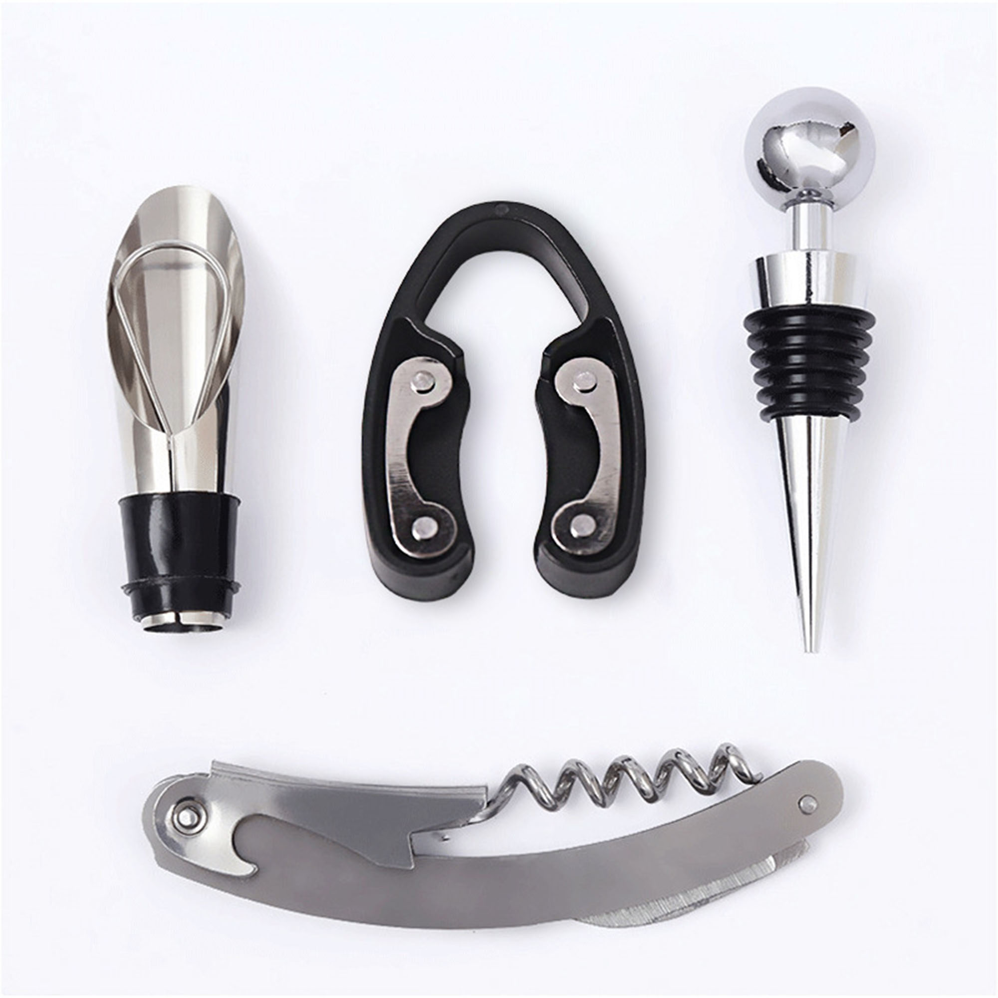 4-Piece Wine Opener Gift Set with Stand 2