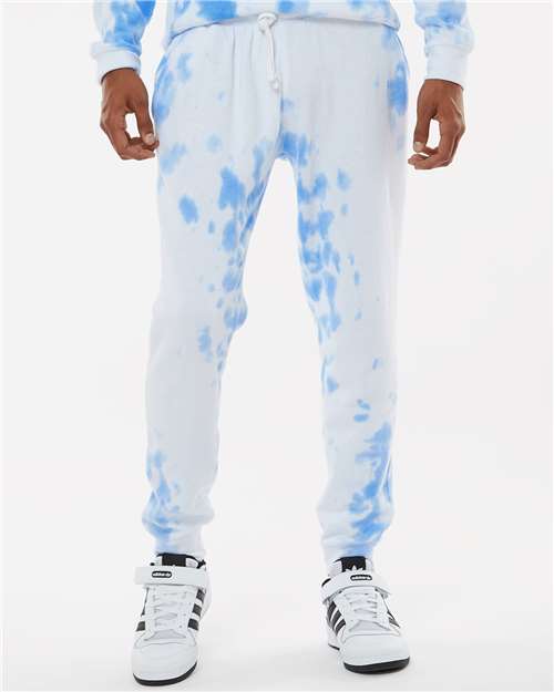 Unisex Tie-Dyed Fleece Joggers - 8884 41