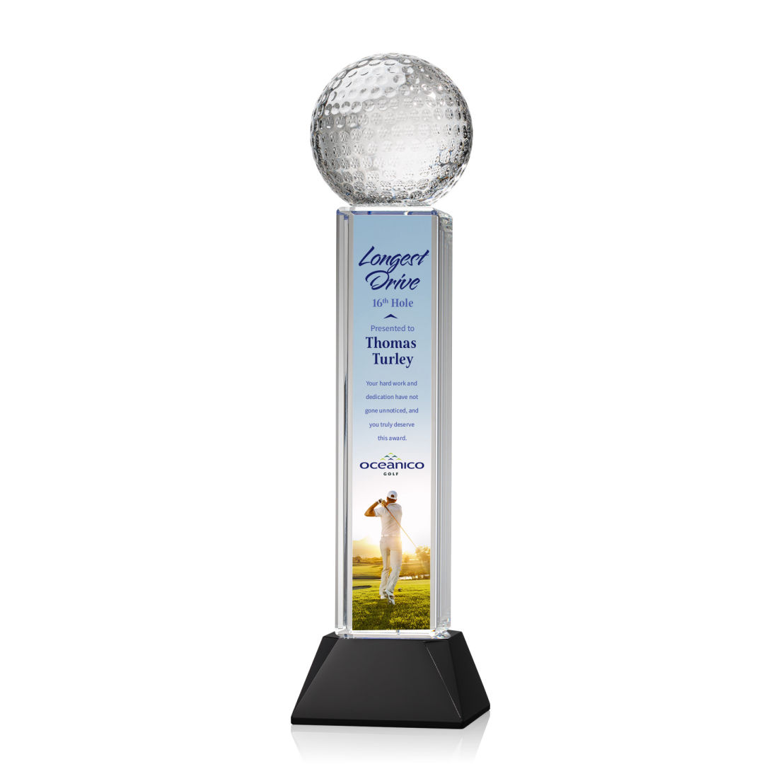 Golf Ball VividPrint™ Award on Stowe - Black 5