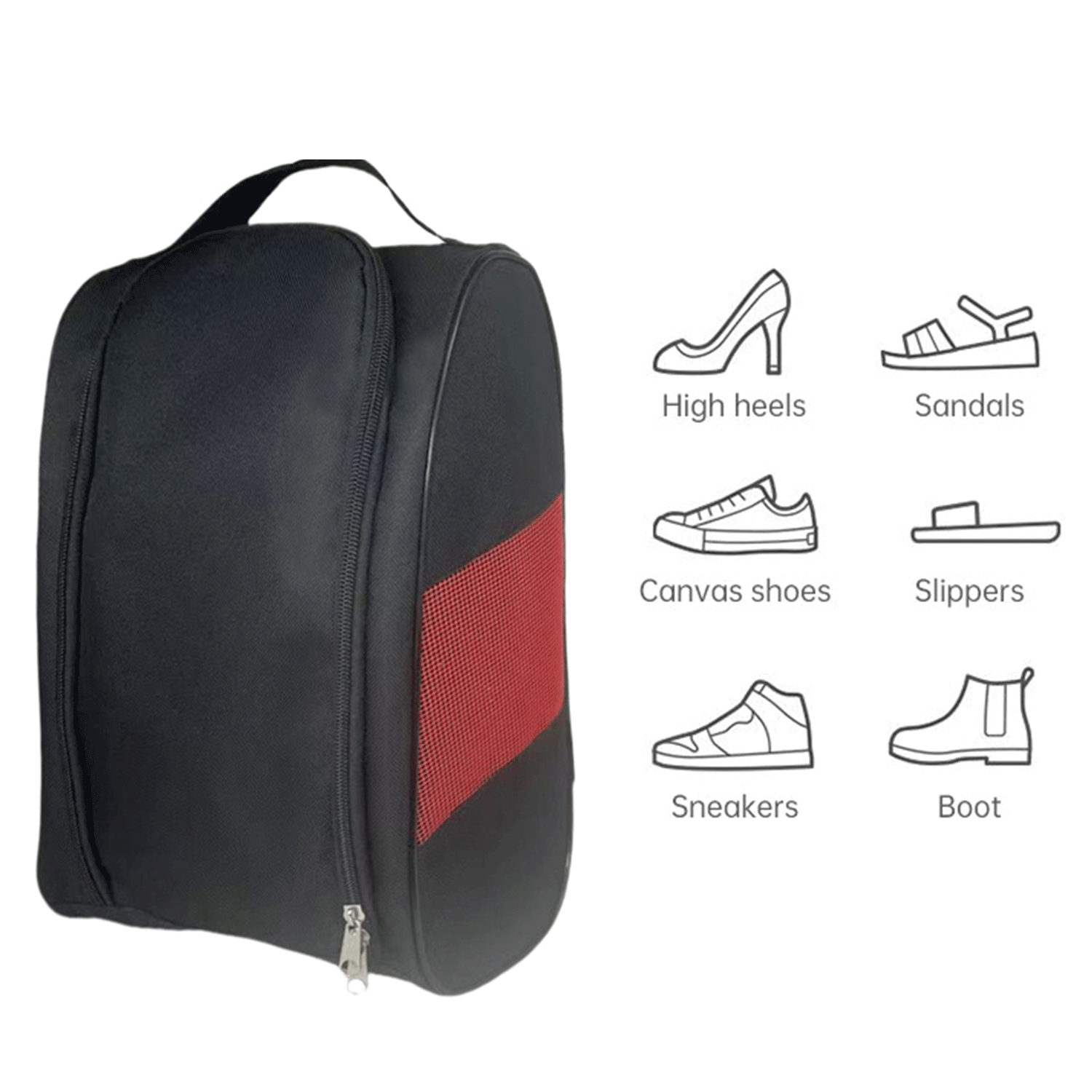 Business trip waterproof sports breathable shoe storage bag 13