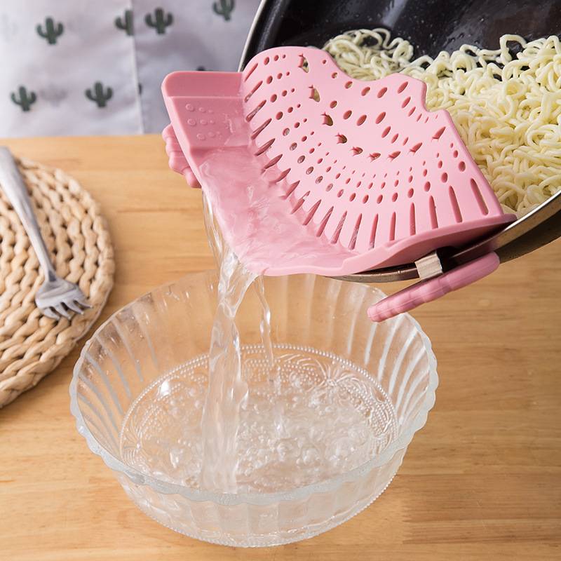 Silicone Household Pot Rim Drainer 4