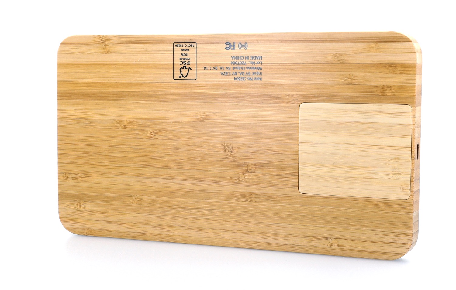 Bamboo 10W Wireless Charging Base with Dry Erase Board 69