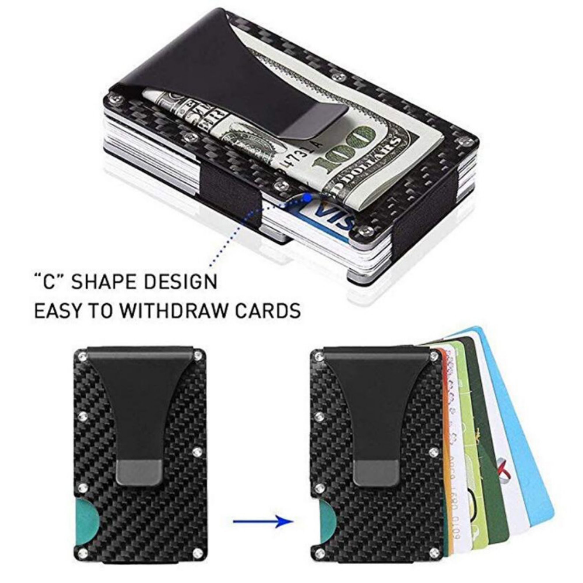 Minimalist Wallet For Men With Money Clip 4
