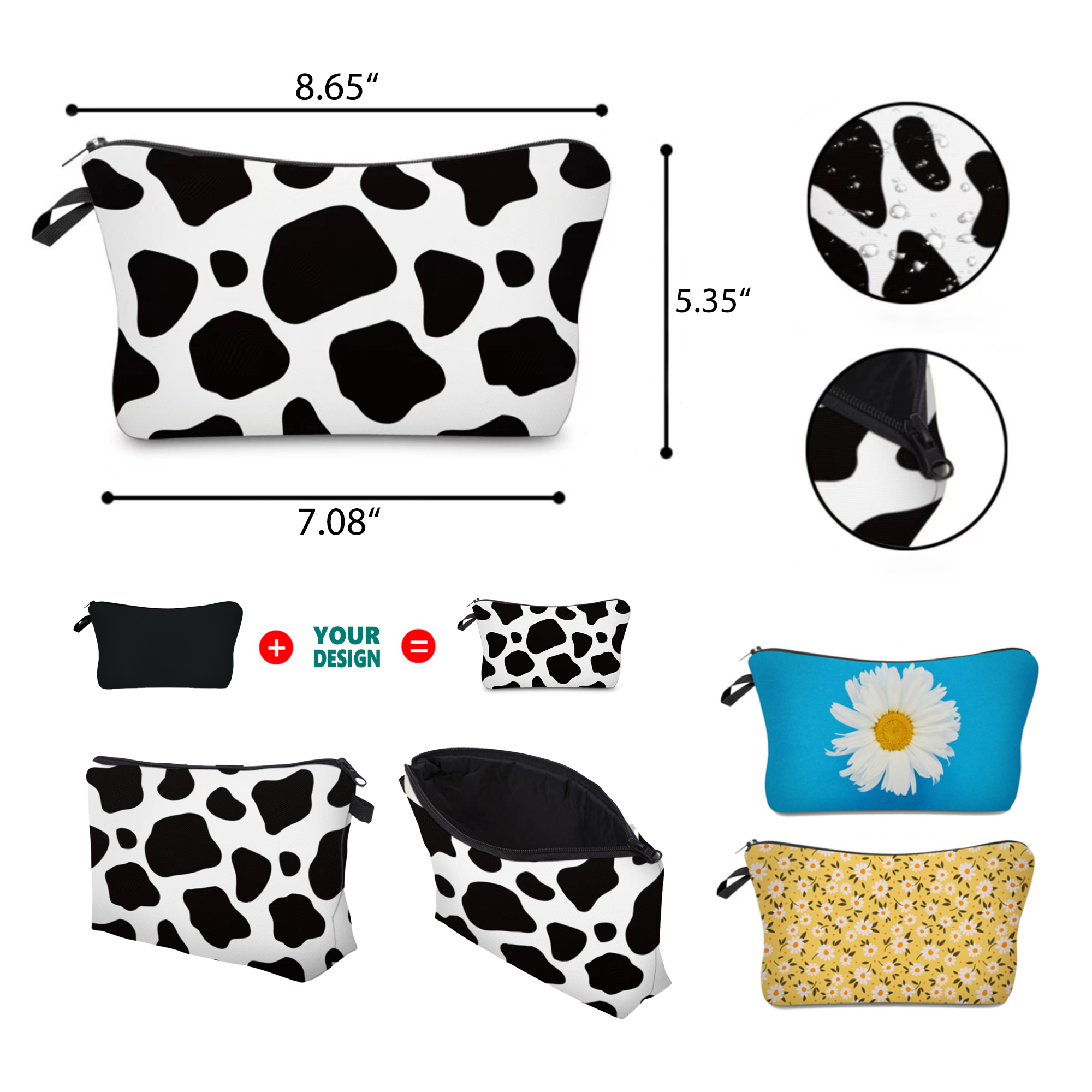 Printed Makeup Bag Women Pouch Organizer 2