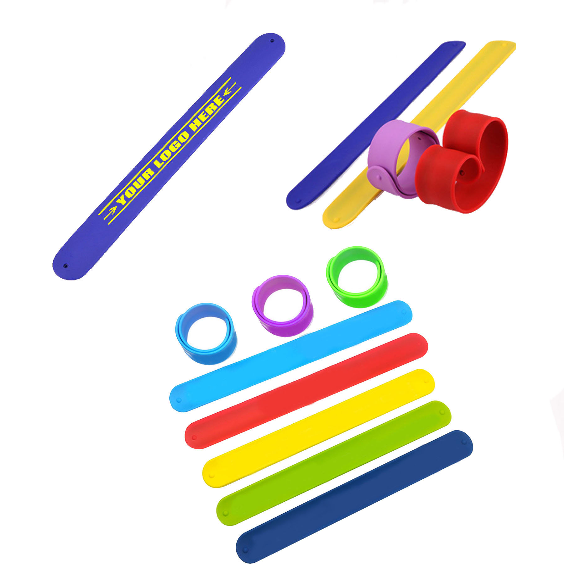 Silicone Clap Bracelet Wristband 2