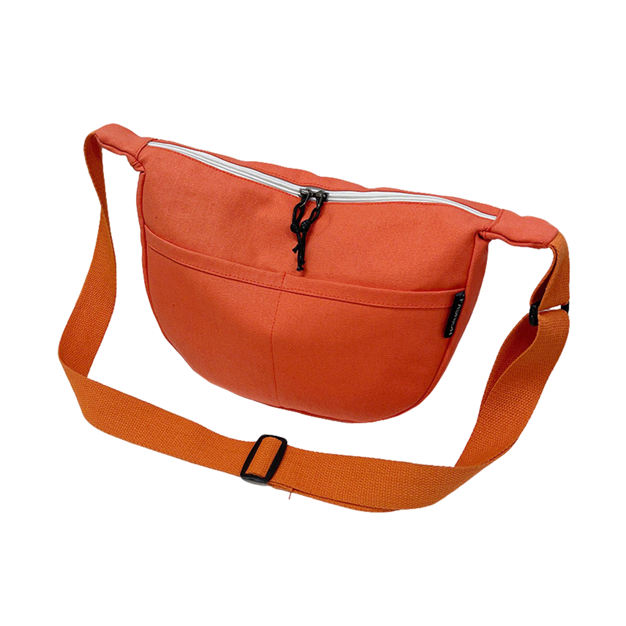 Canvas Crossbody Messenger With Zipper Opening 8.6" Length X 11.8" Width X 4.3" Height 3