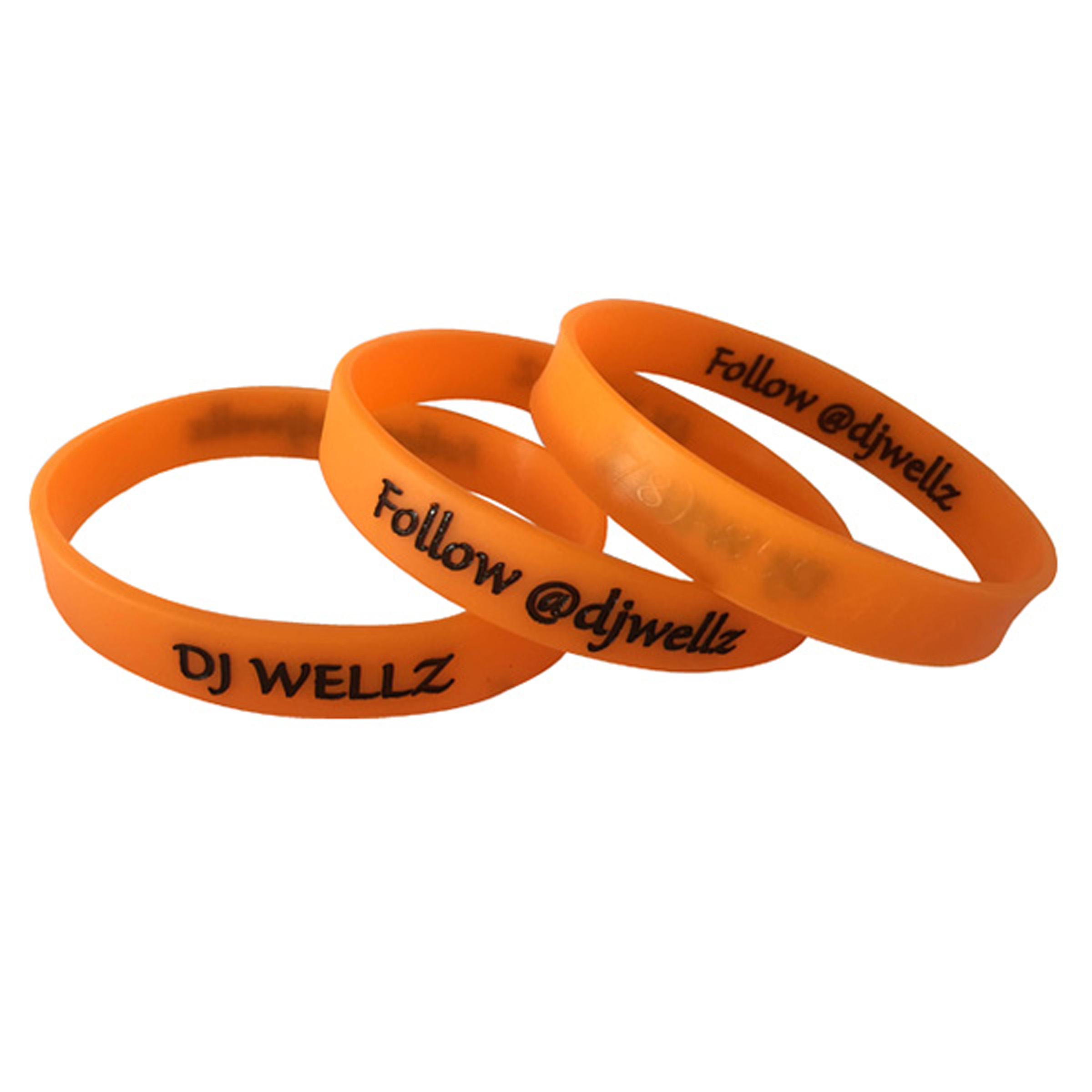 Deboss-Fill Silicone Wristbands 28