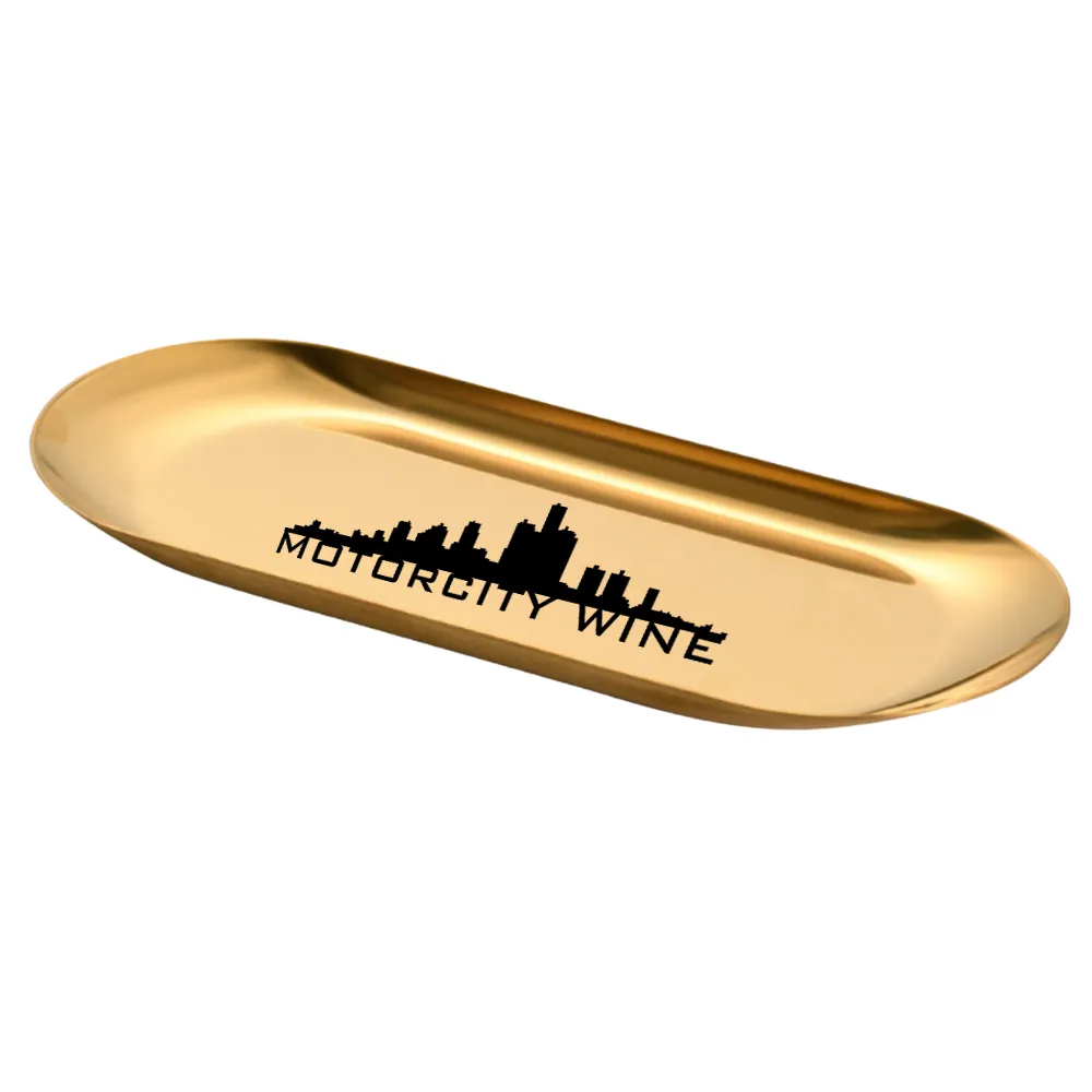 Stainless Steel Oval Check Presenter 5