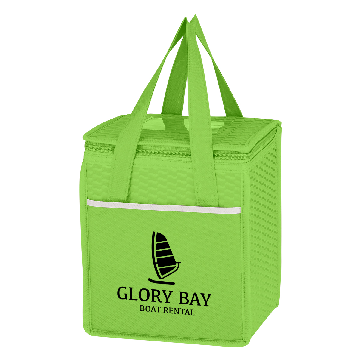 Non-Woven Wave Design Kooler Lunch Bag 2