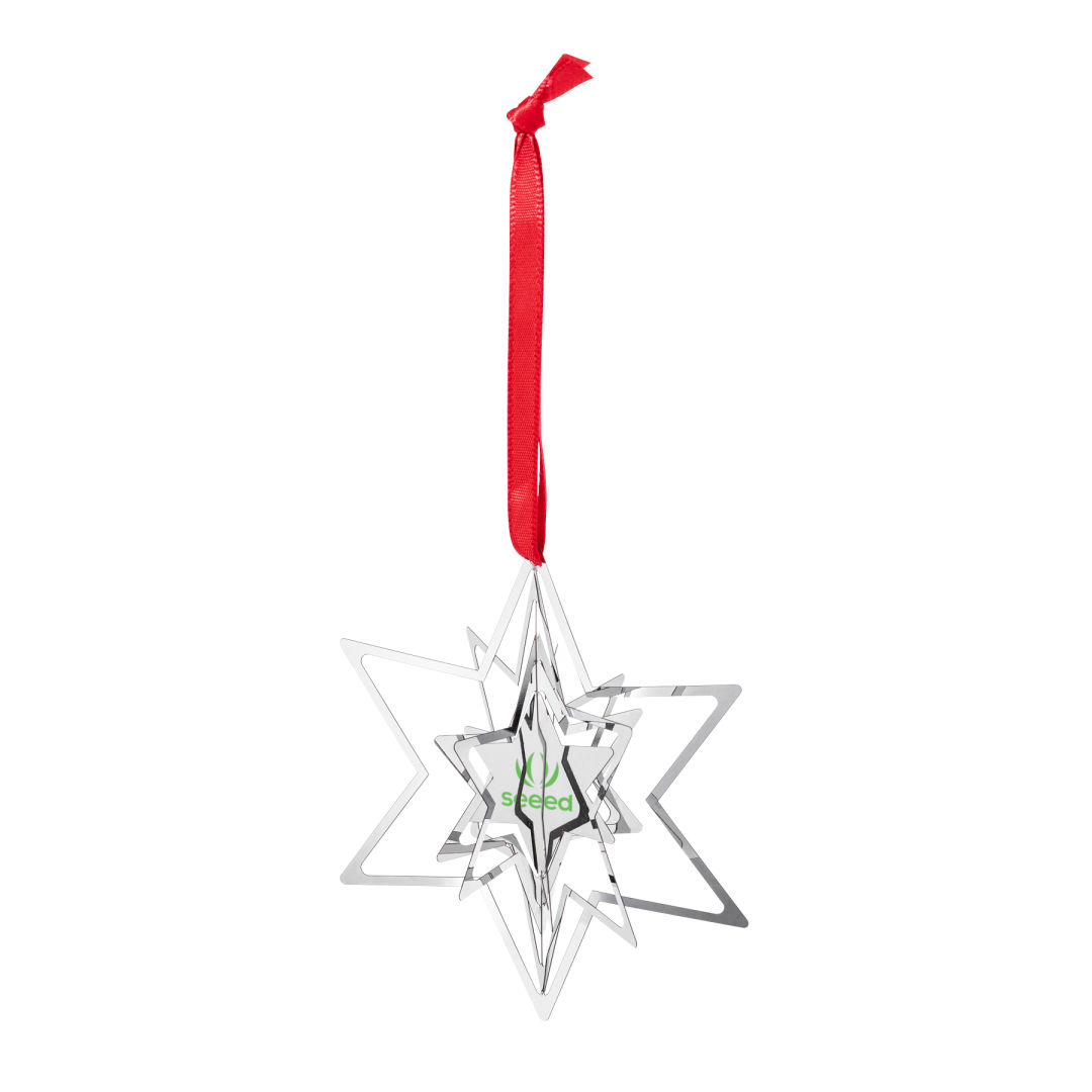 Glittering Celebrate Star Pop Out Ornament 2