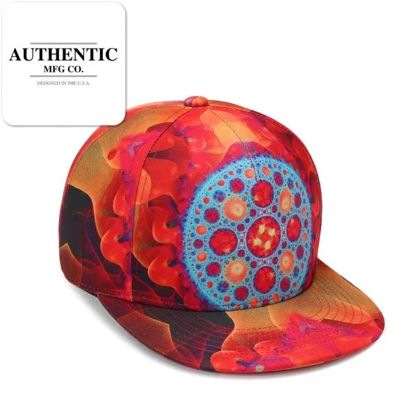 Custom Trippy All Over Print Snapback Cap 3