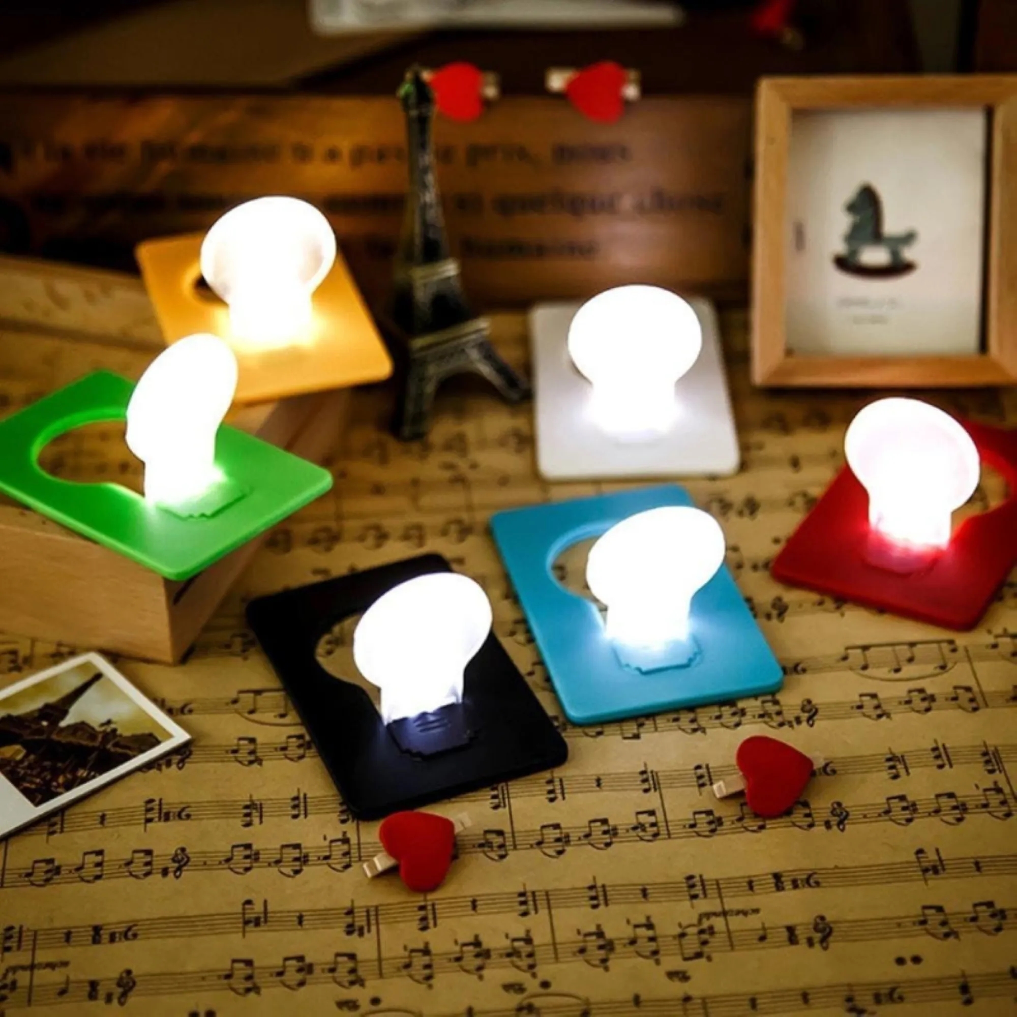 Mini Luminous Folding Card Night Light 2