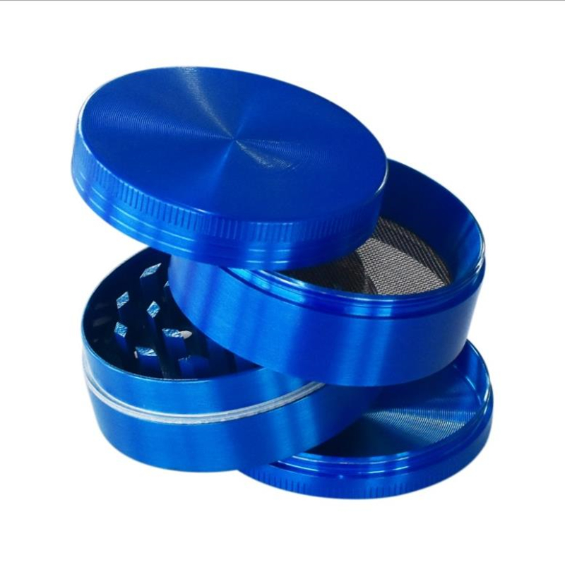 Premium Aluminum Alloy Herb Grinder 2.45 Inches 4 Piece Metal Grinder with Pollen Catcher 4