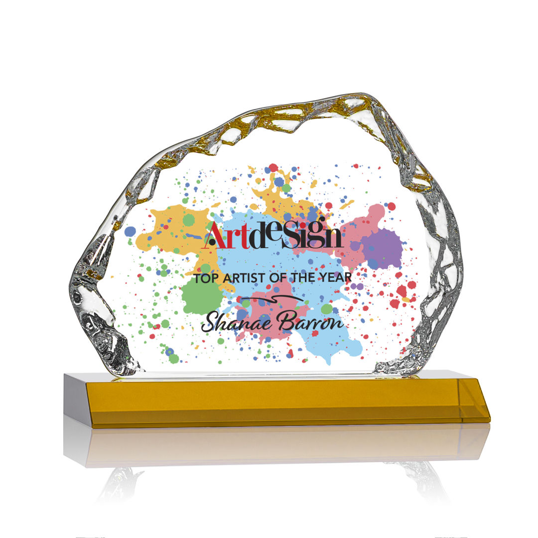 Aspen Iceberg VividPrint™ Award on Base 24