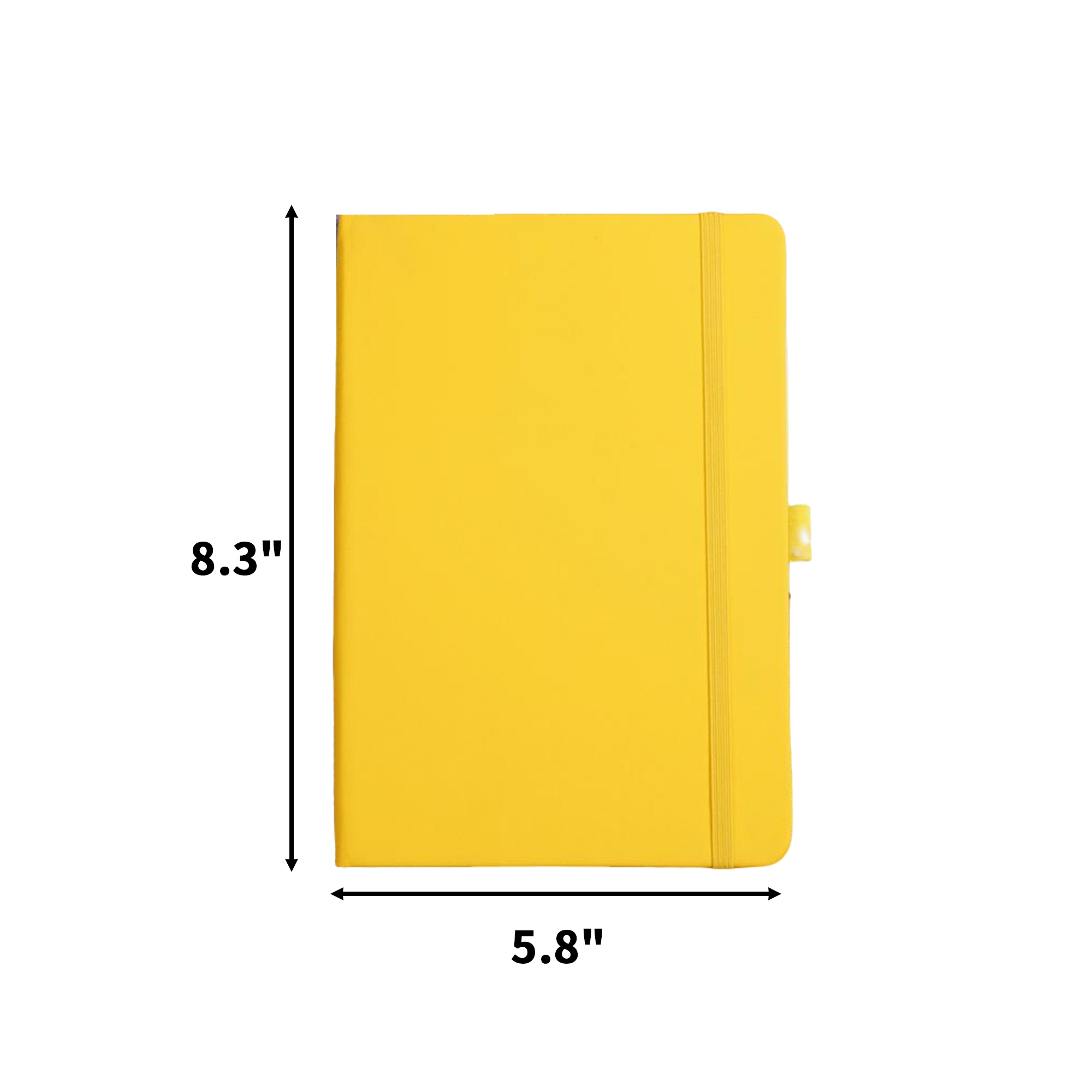 A5 Pu Leather Strap Notebook 200 Page 8.3" By 5.8" 1