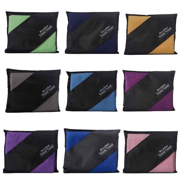Microfiber Double-Sided Velvet Beach Towel - 60" x 30" 1