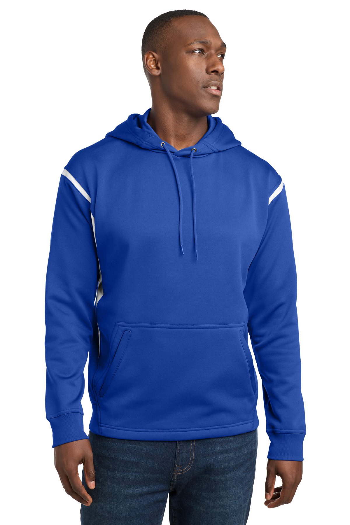 Sport-Tek Tech Fleece Colorblock Hooded Sweatshirt. F246 61
