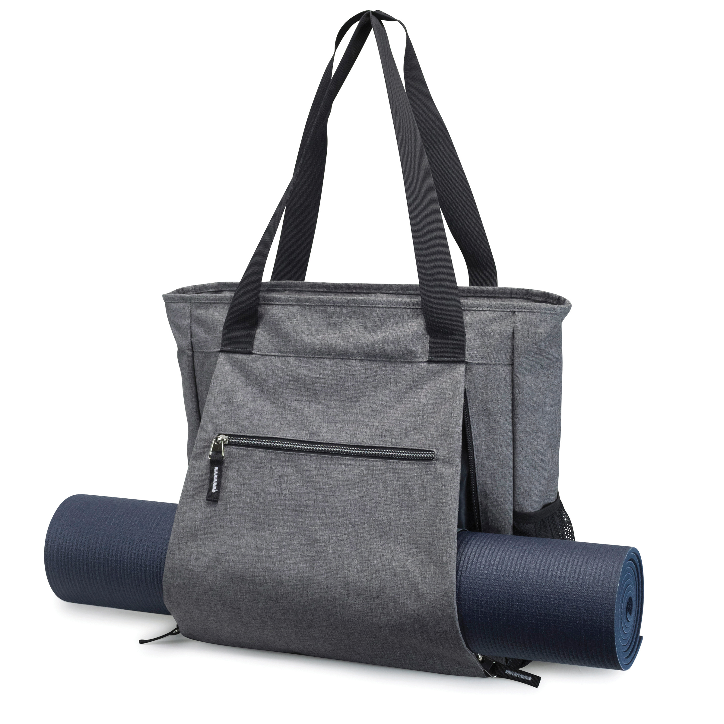 Heathered Yoga Mat Versatile Tote Gym Bag 5