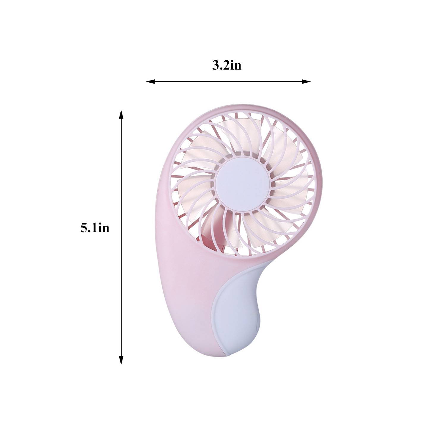 Mini Fan Rechargeable Turbo w/ Lanyard 3