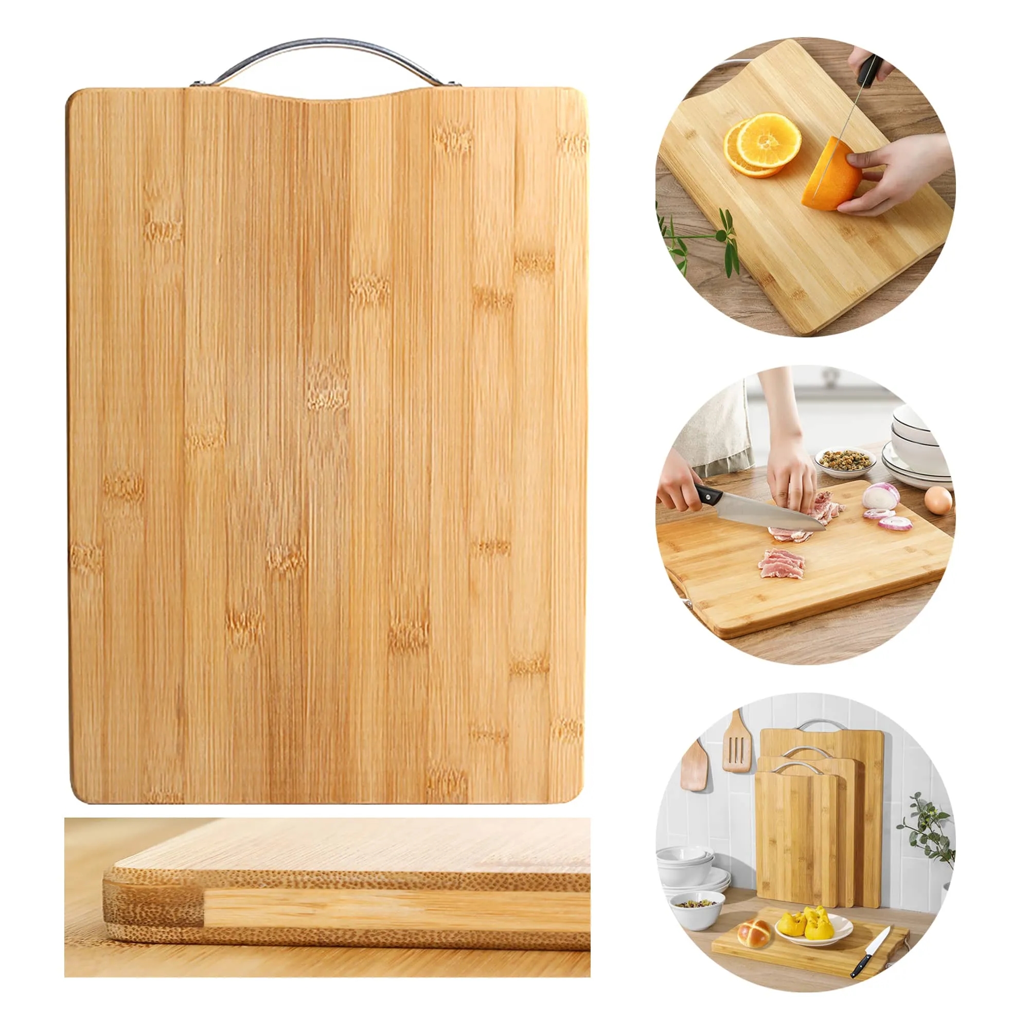 Premium Reversible Bamboo Cutting Board