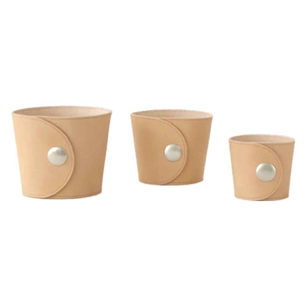 Grease Proof Leather Flower Pot 5