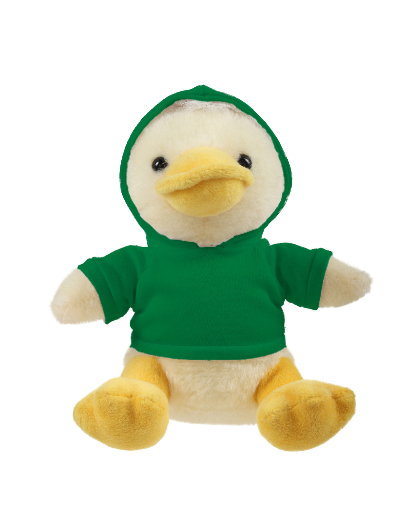Soft Plush Sitting Duck wearing a Hoodieoodie 12