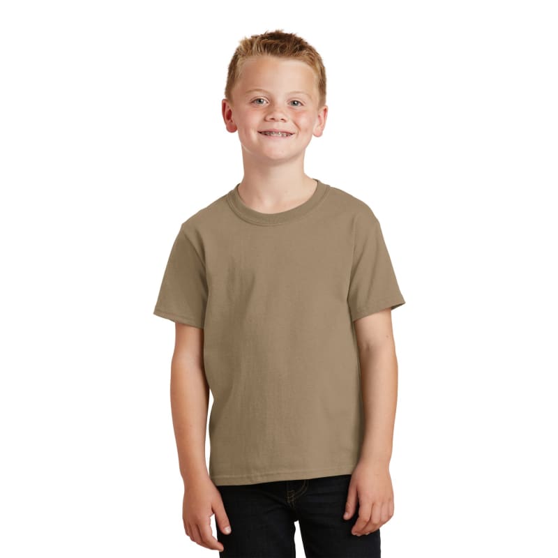 Port & Company - Youth Core Cotton Tee. 134