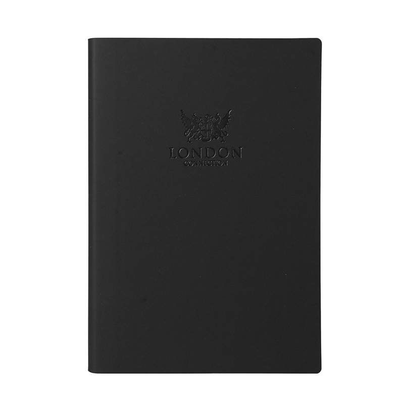 NewAge Italian PU Leather 5 5/8"W x 8 1/4"H 192 Pages Journal Book (Black Soft Cover)